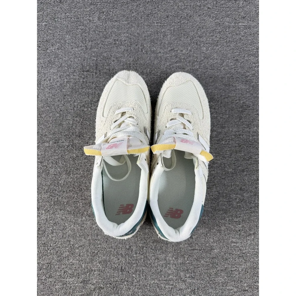 New Balance 574 Shoes Womens 9.5 Turtledove Vintage Teal Sneaker WL574ZKB